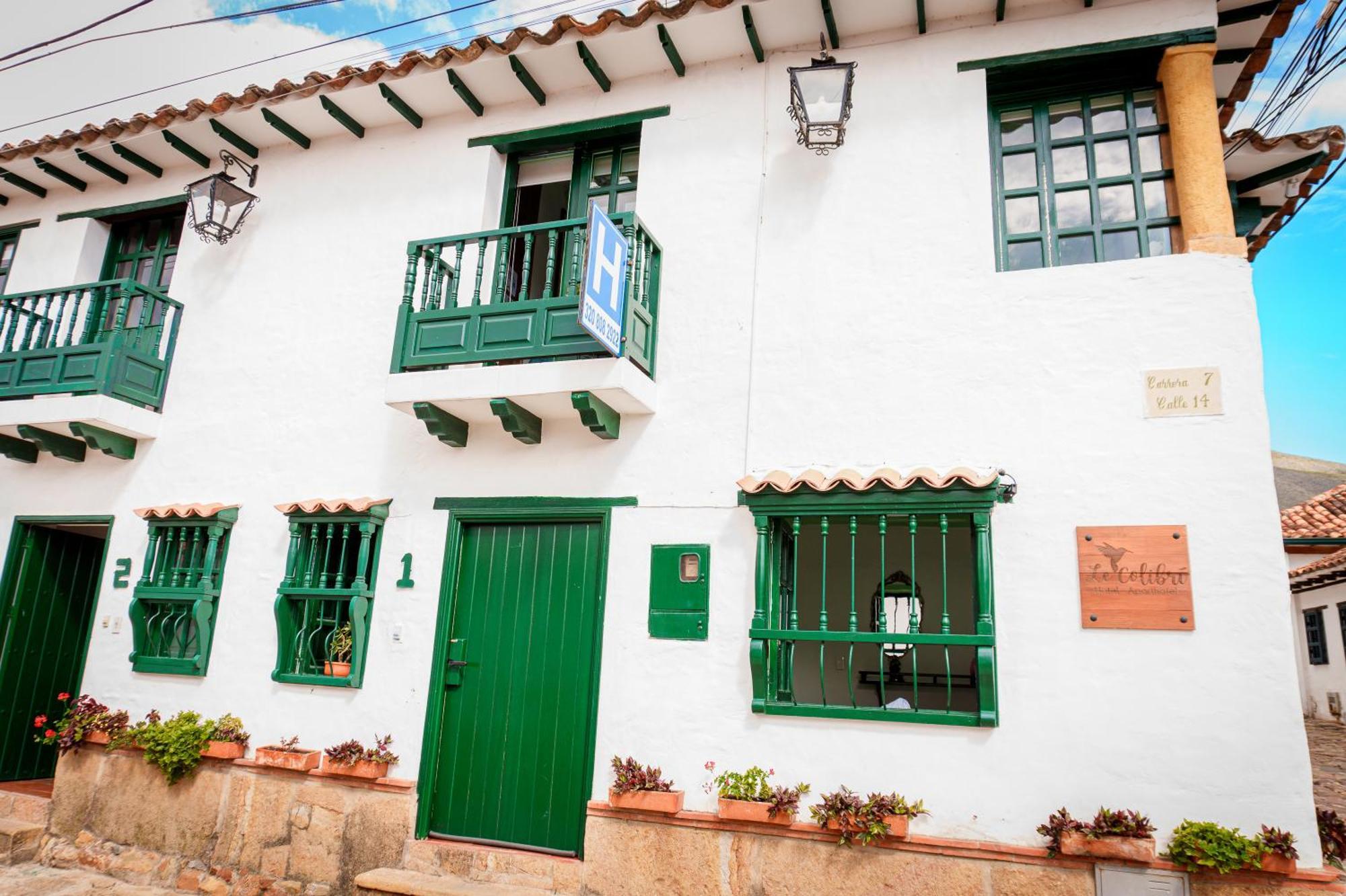 Apartamentos Y Habitaciones Le Colibri - Villa De Leyva Εξωτερικό φωτογραφία